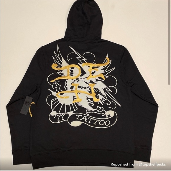 Ed Hardy hoodie. Sweatshirt NWT - Picture 2 of 4